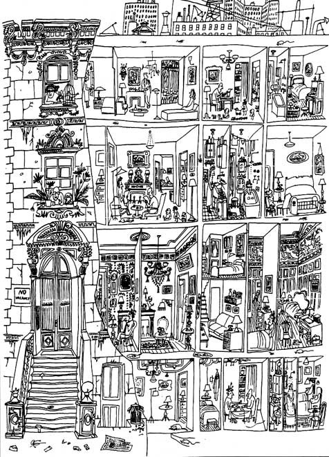 saul_steinberg_maison