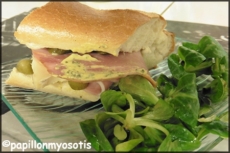 sandwich jambon fromage