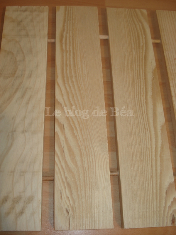 Plateau fabriqué en bois de palette