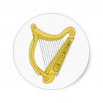 harpe celtique emblème irlande