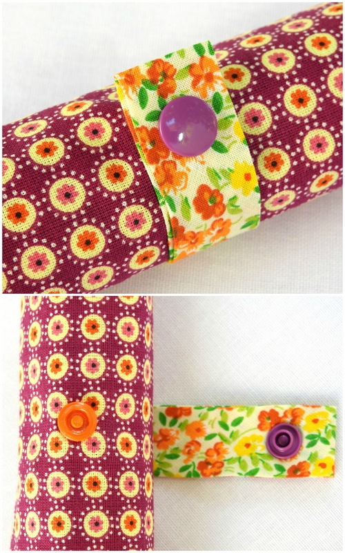 trousse roulée seventies violet marguerites1