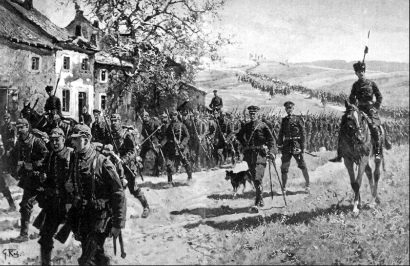 allemands 1914