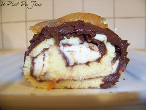 Bûche au chocolat et à l’orange Bûche au chocolat et à l’orange
