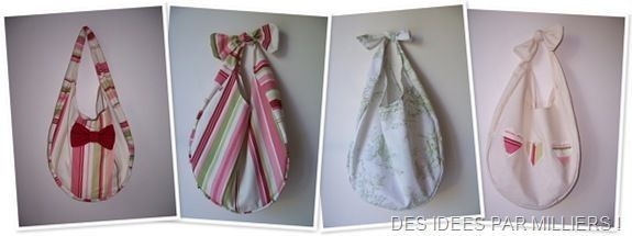 Les 4 sacs - Retrouvez le tuto dans l'article du 18 Février 2011 !