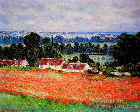 3-Coquelicots-At-Giverny-Claude-Monet