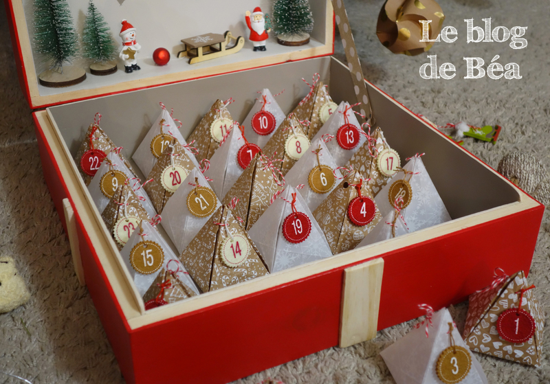 DIY calendrier de l'Avent en planches de palette