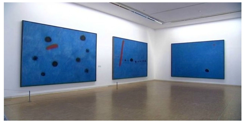 190_Composition abstraite_A la manière de Bleu II de Miro (00)