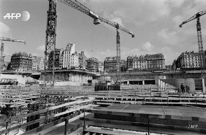 chantier-RER-forum-halles-1976