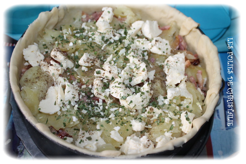 Tourte lardons pommes de terre 6