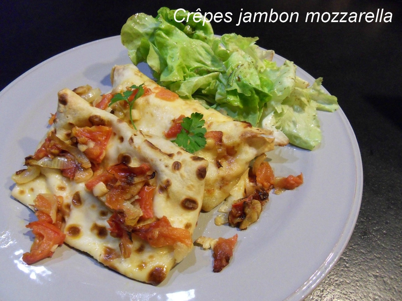 crêpes jambon mozzarella