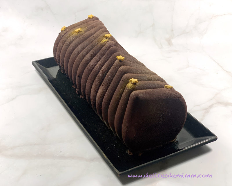 Bûche royale au chocolat