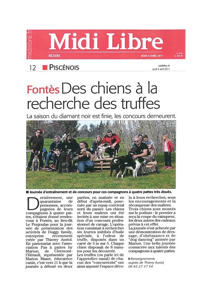 des nouvelles d'HABBY de la Dullague (de FOSTER X FOCEA )