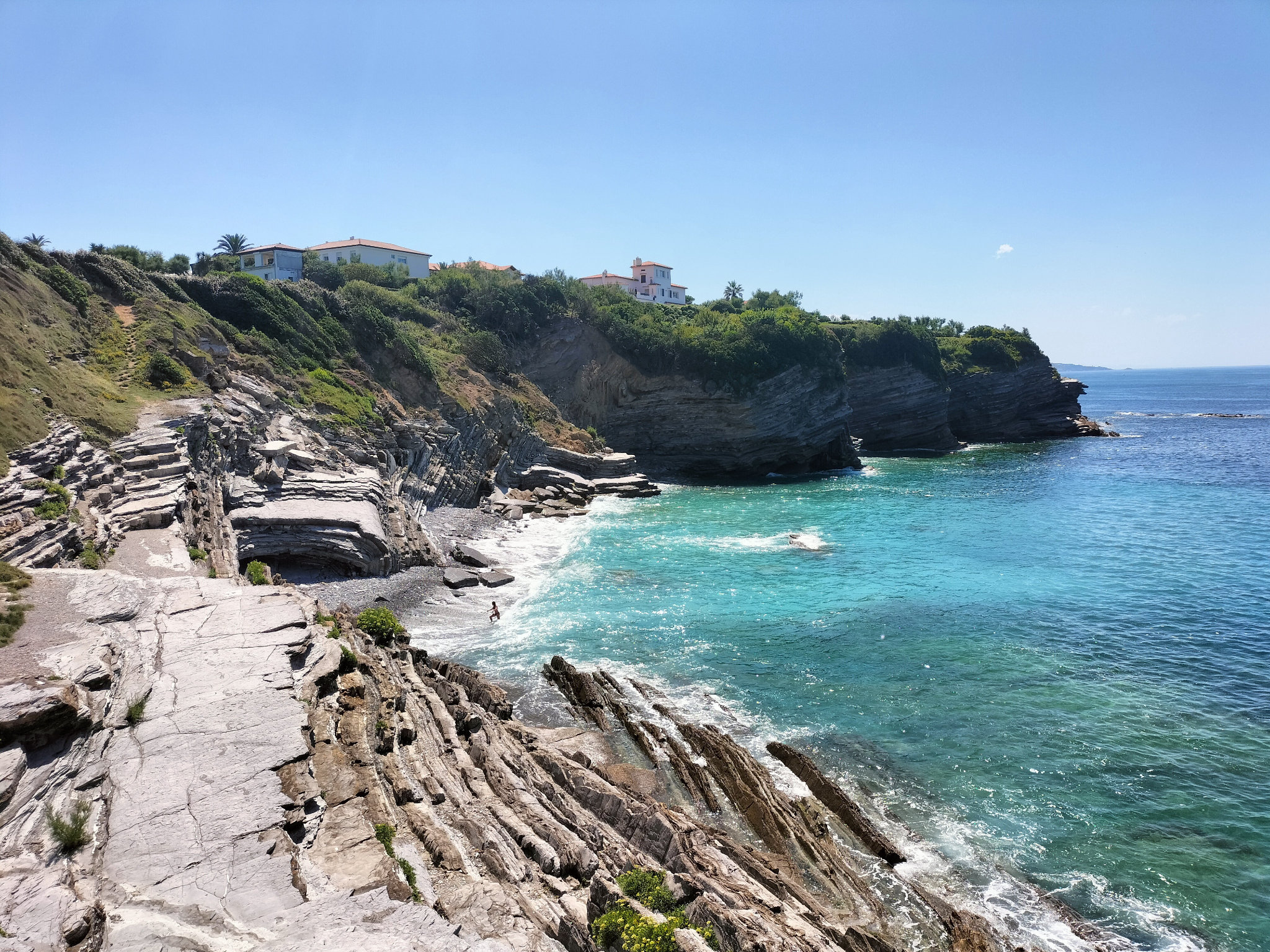 Saint-Jean-de-Luz, falaises d'Arxiloa (64)