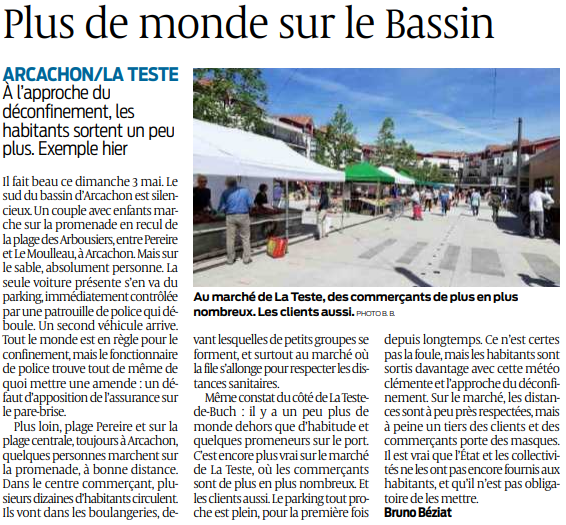2020 05 04 SO Plus de monde sur le bassin
