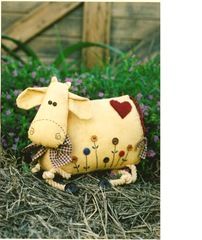 Calico Farm Designs - Lazy Daisy Cow