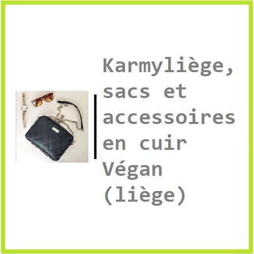 Karmyliège, sacs et accessoires en cuir Végan (liège)