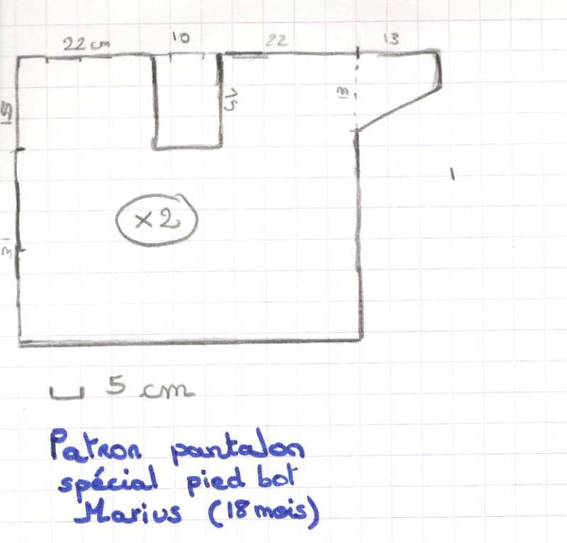 Patron pantalon Marius