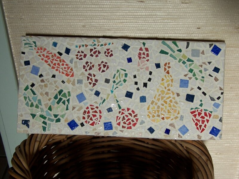 Dessous de plat en mosaïque