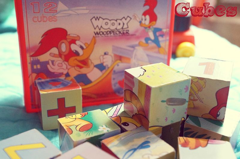 Cubes Woody Woodpecker