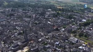 Tour de France 2013 Avranches vue aérienne