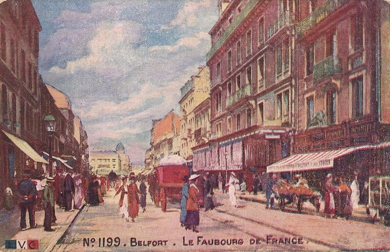 Belfort CPA LVC 1199 Faubourg France