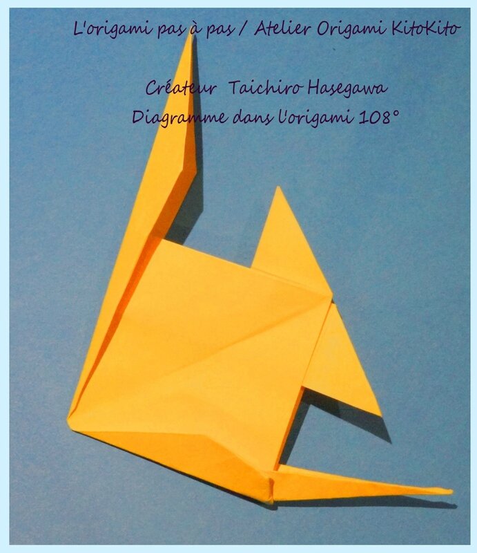 Atelier Origami KitoKito Poisson d'ange 3