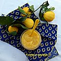 Crème au citron ( espèce de <b>lemon</b> curd )
