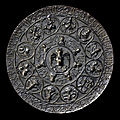 Mirror, <b>cast</b> <b>bronze</b>, Eastern Turkey; 600 or 660 H = 1204 or 1262