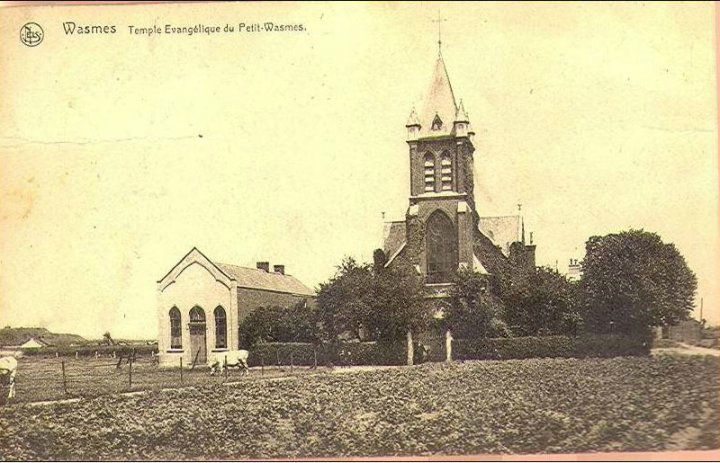 Petit-Wasmes - Eglise et Temple - carte postale