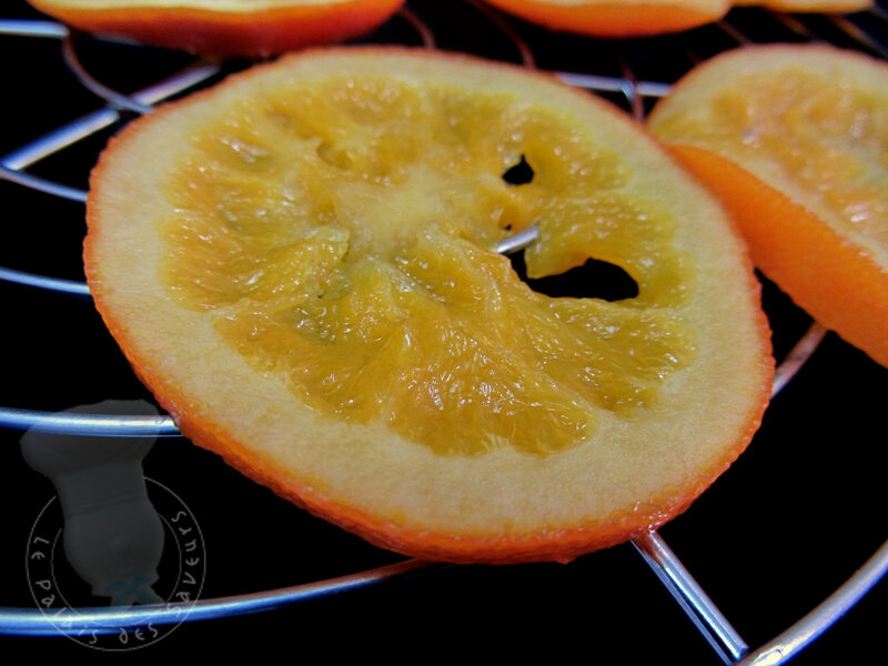 Orange confite au micro-ondes