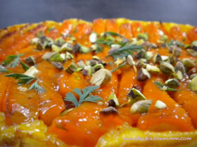 Tarte tatin aux carottes et au caramel d’orange 6
