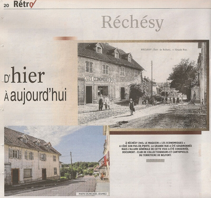2020_10_18 Hier Aujourd'hui Réchésy Le Mag ER R1