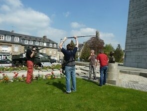 Christian Blanchet J'ai pas changé de bord tournage Avranches documentaire Avranches