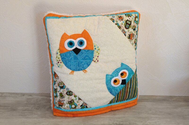 Couverture_coussin_Patchwork_La_chouette_bricole