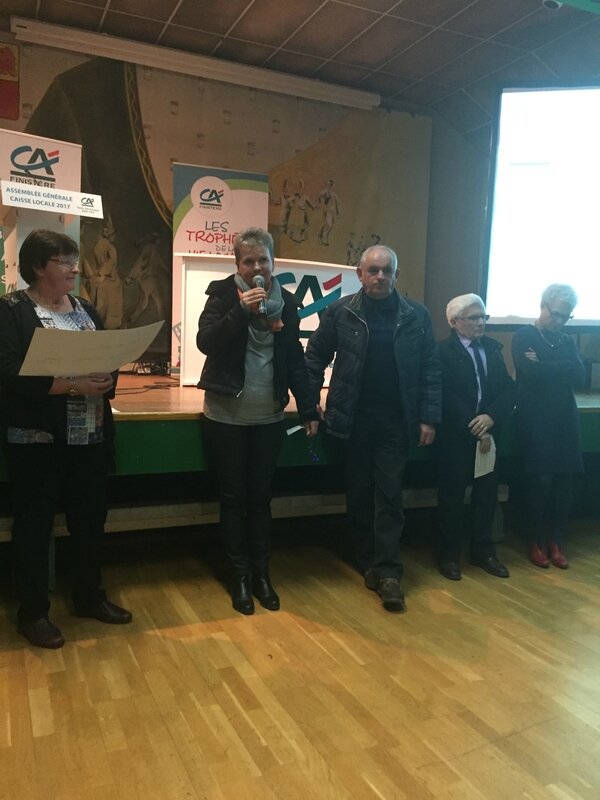 Remise trophée de la vie locale 2017.