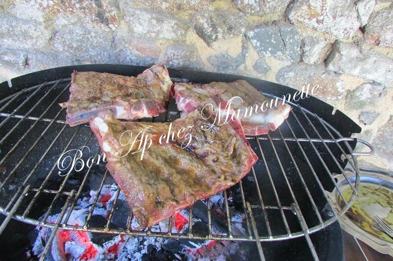 Travers de porc ou ribs bbq et chou-fleur béchamel 015