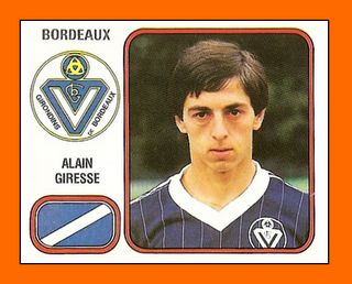 Alain GIRESSE Panini Bordeaux 1974