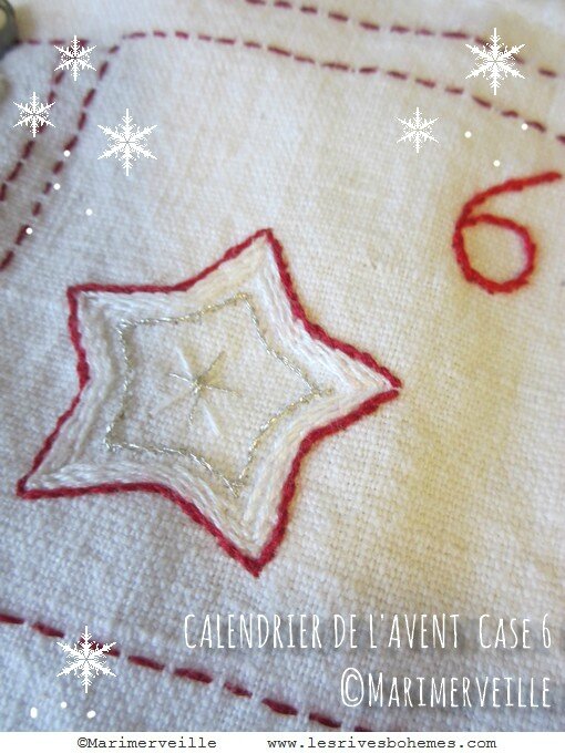 Calendrier de l'avent case 6 marimerveille