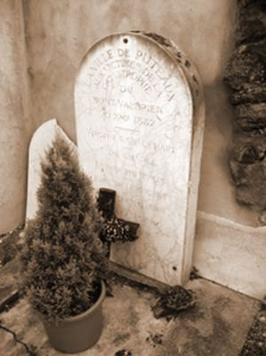 1898-02-15 - accident du mont_valerien-2 stèle au vieux cimetière de Puteaux Sépia