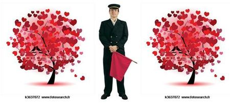 Le chef de gare est amoureux