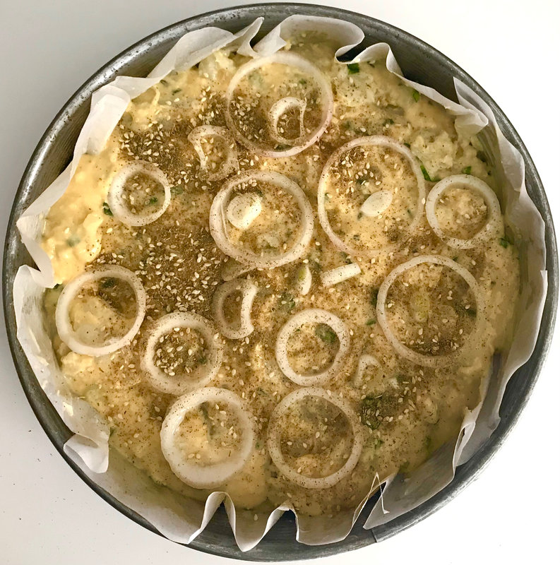 gâteau de chou-fleur d'ottolenghi avec zaatar