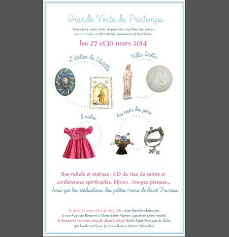 Vente à Rouen (27 mars et 30 mars)