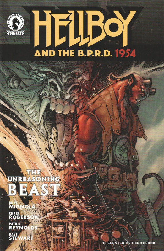 dark horse hellboy and the BPRD 1954 the unreasoning beast
