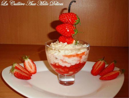 Cuillère aux mille délices - Risotto aux fraises Gariguettes