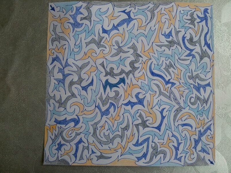 labyrinthe pastel