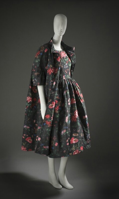 Cristóbal Balenciaga (Spain, active France, 1895-1972), Woman's Cocktail Dress and Coat, 1957