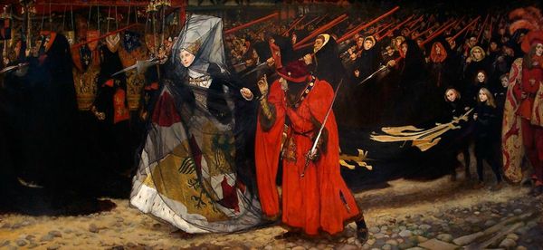 Edwin Austin Abbey_richard_duke_of_gloucester_and_the_lady_anne_1896 - illustrateurs