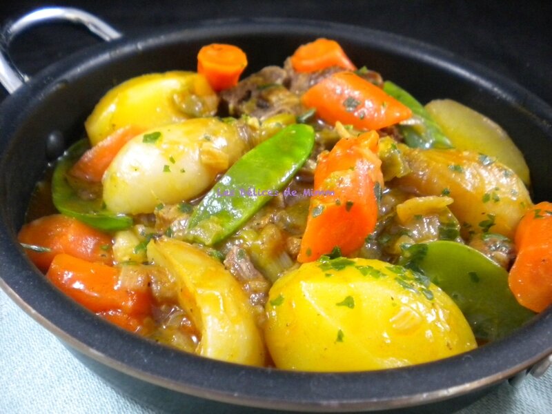 Navarin d’agneau aux légumes du printemps 3