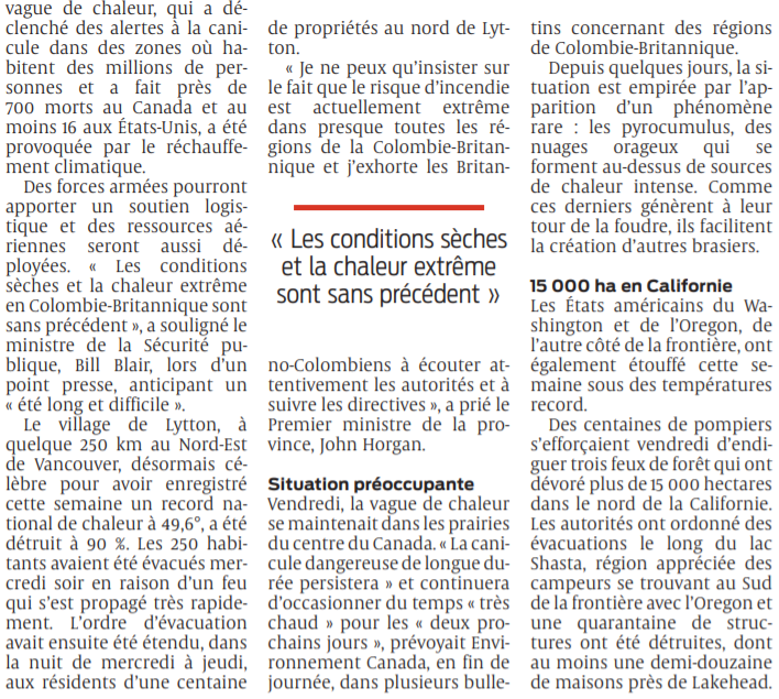 2021 07 04 SO L'Amérique du Nord en proie aux incendies2