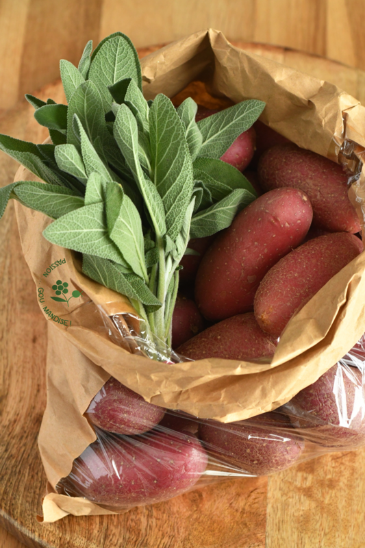Pommes de terre Roseval & bouquet de sauge